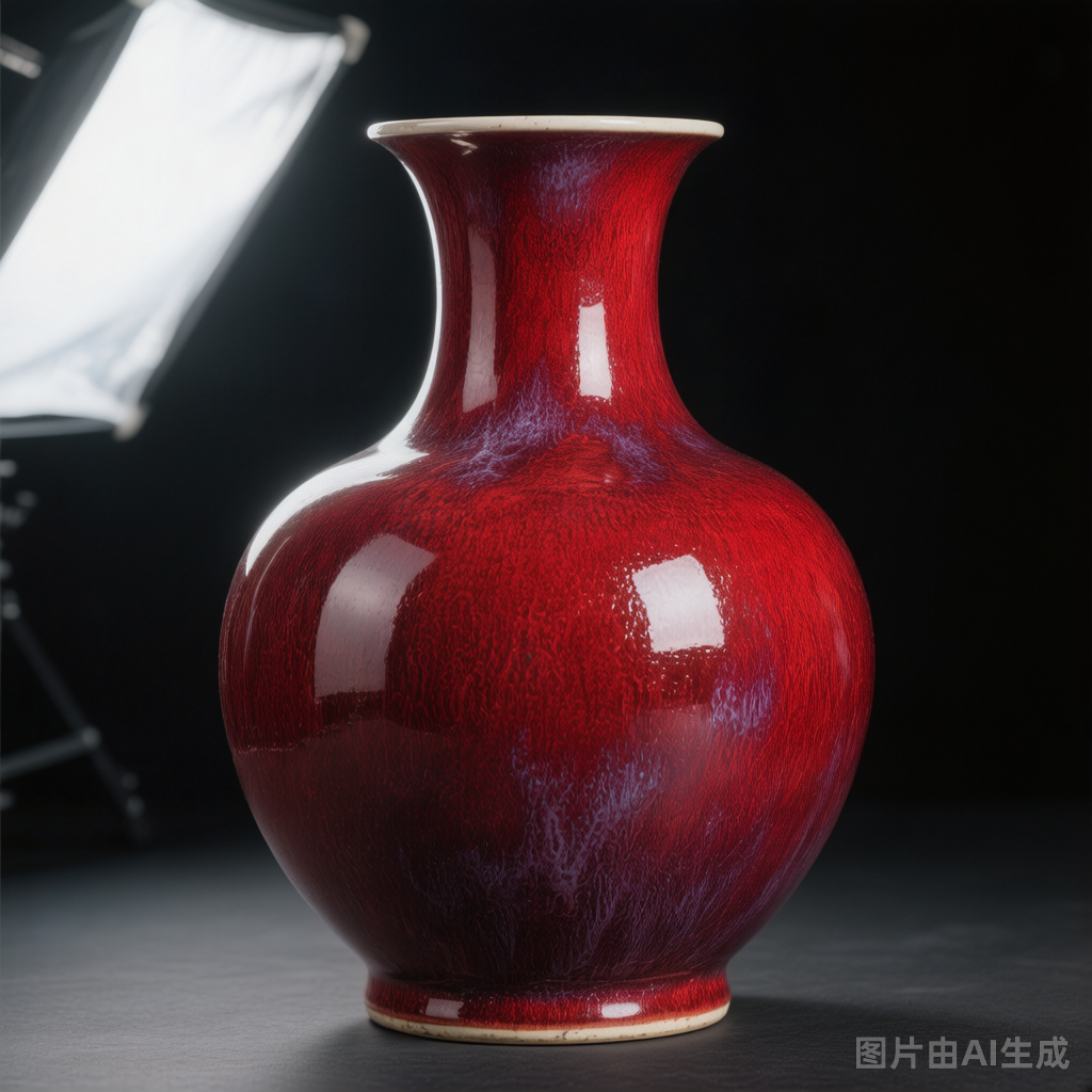 郎红釉花瓶